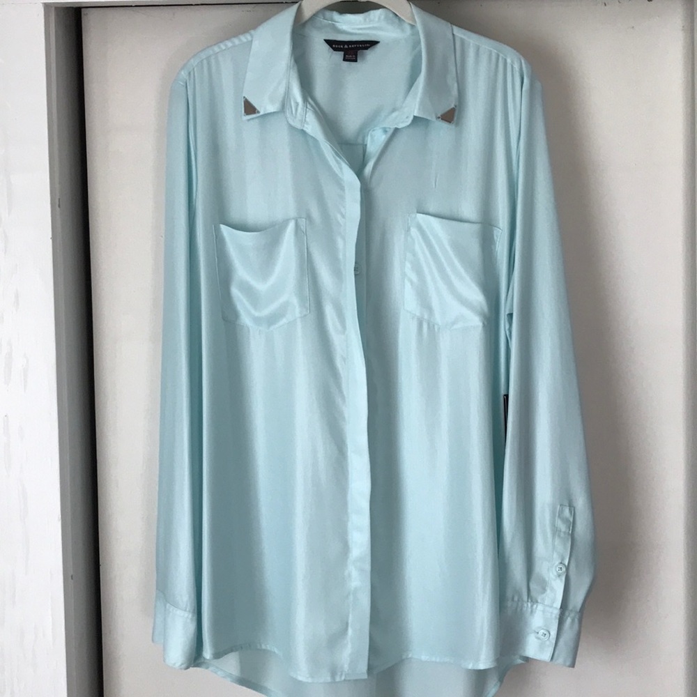 Rock & republic button front tunic NWT